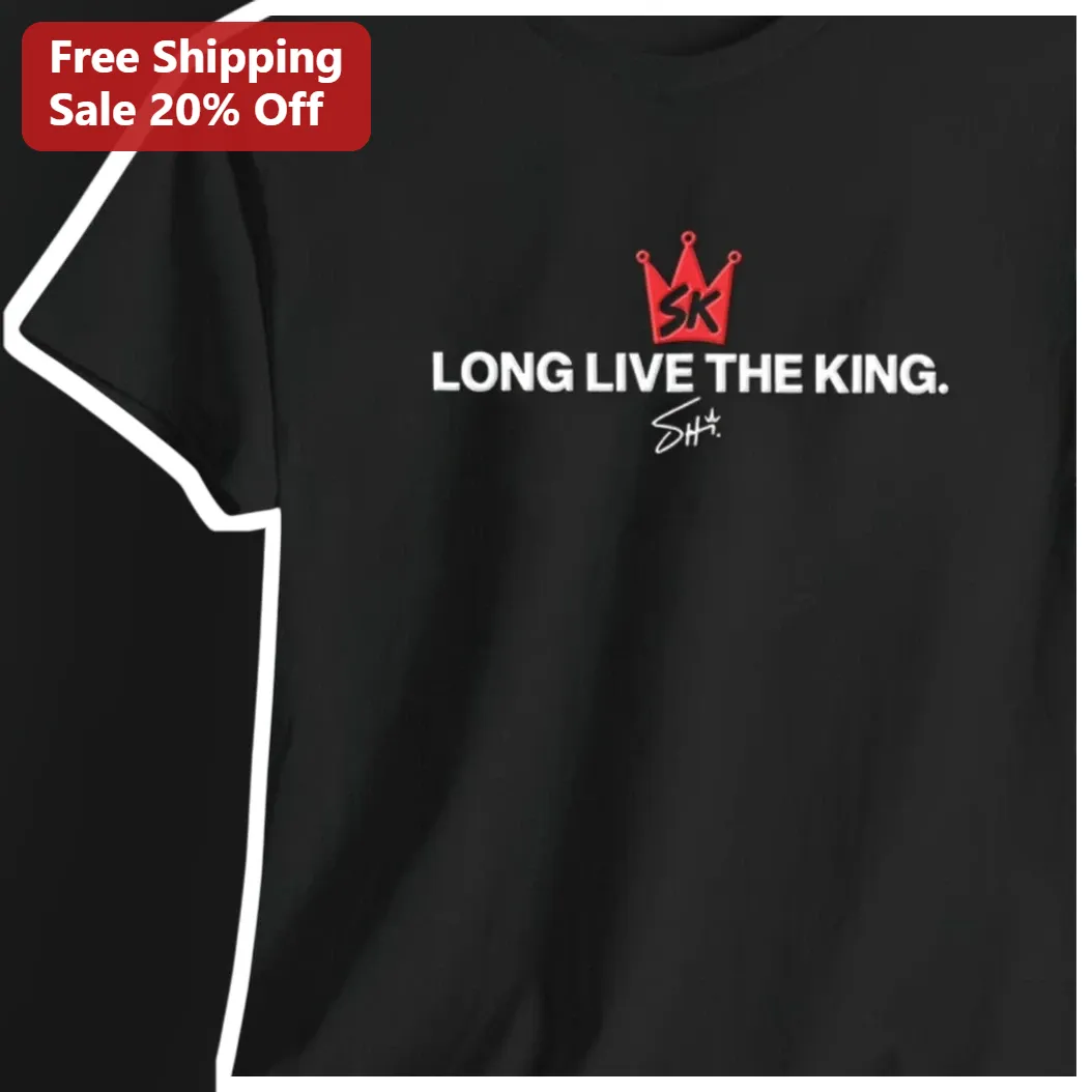 Long Live The King Shakira Signature Tee Black Cotton Graphic Shirt for Fans