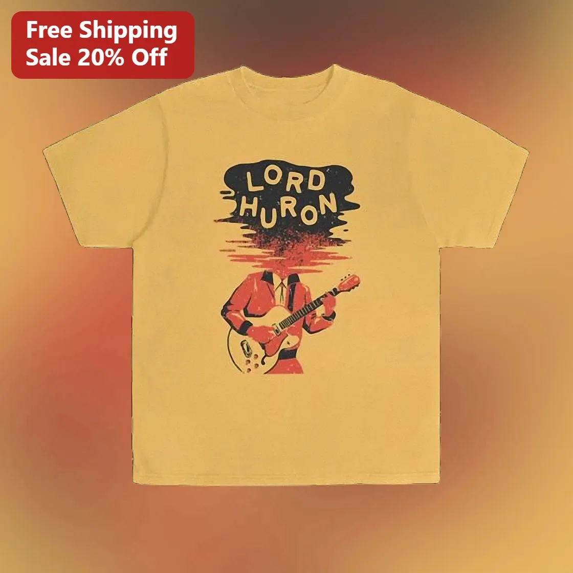 Lord Huron Tee Indie Folk Band Graphic T-Shirt Vintage Rock Poster Style Gift for Men Women