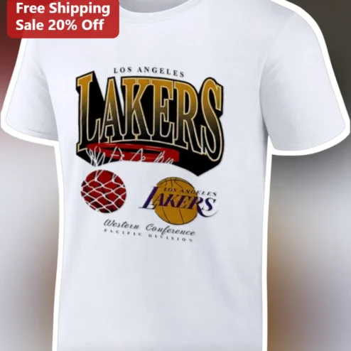 Los Angeles Lakers Western Conference Pacific Division Tee NBA Fan Apparel