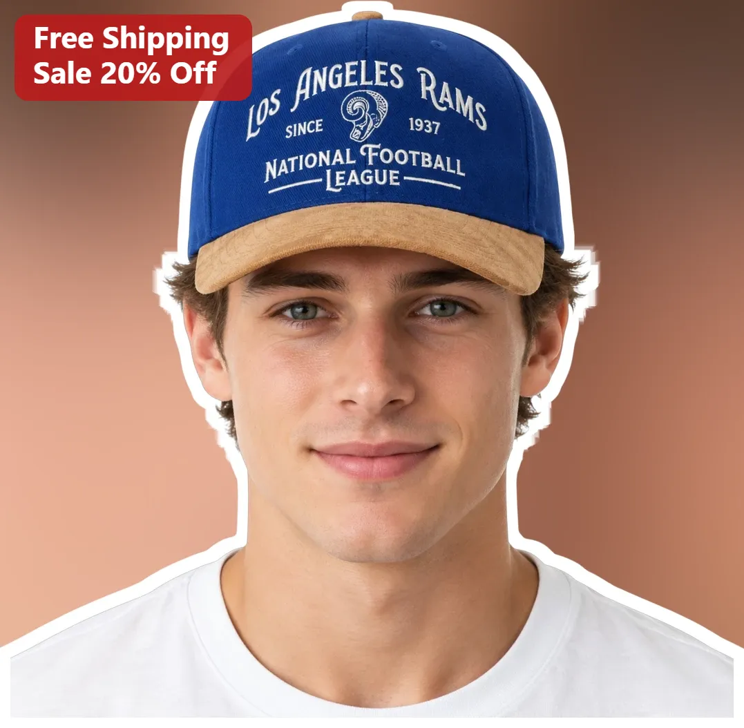 Los Angeles Rams Hat Vintage Since 1937 NFL Team Cap Retro Football Fan Gear