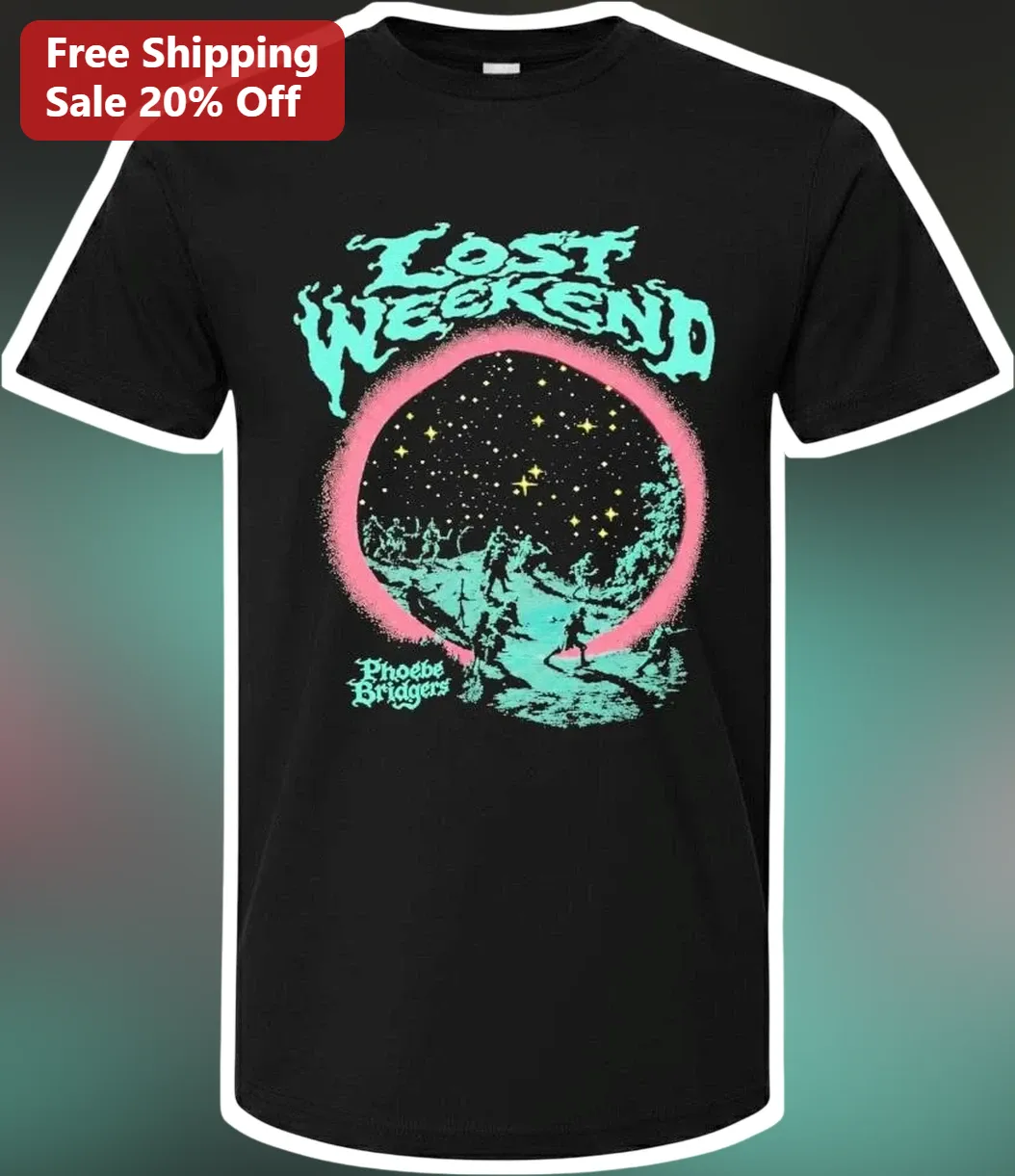 Lost Weekend Phoebe Bridgers Tee Indie Folk Music Fan Shirt
