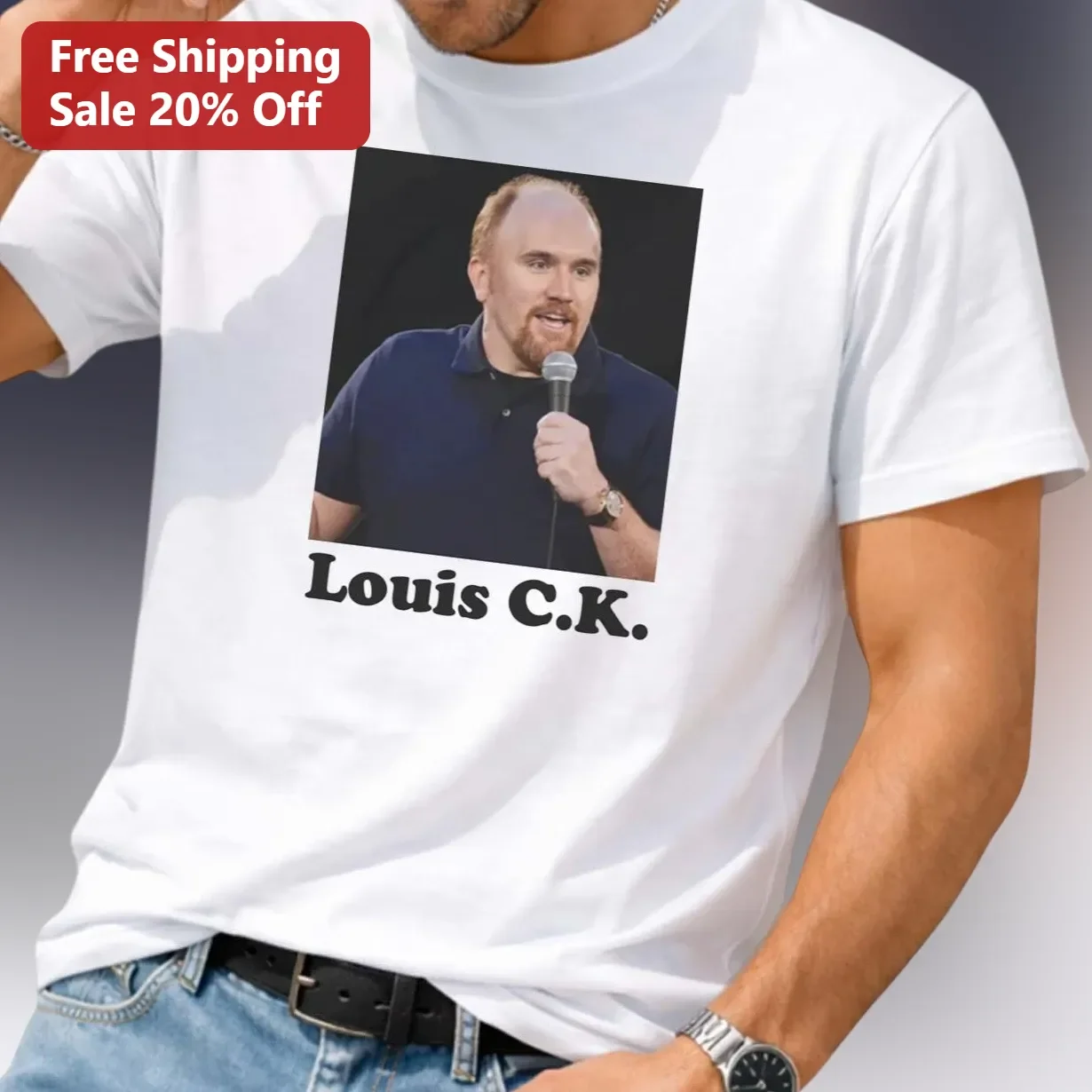 Louis C.K. Stand Up Comedy Fan Graphic Tee