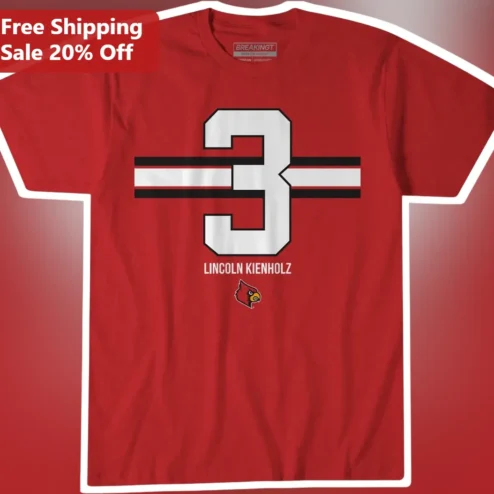 Louisville Cardinals Number Name Tee Custom Personalized Fan Gear Gift