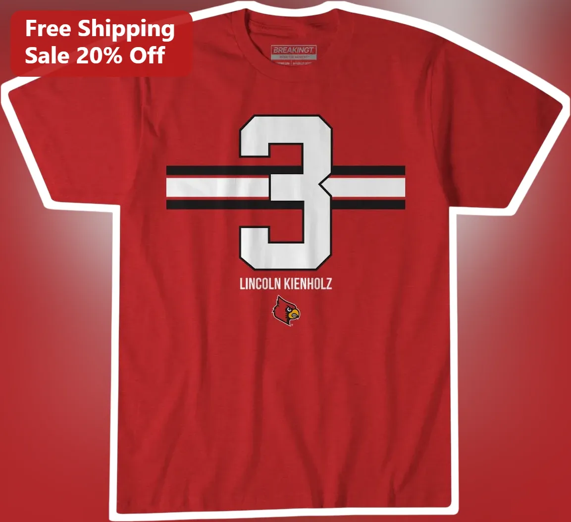 Louisville Cardinals Number Name Tee Custom Personalized Fan Gear Gift