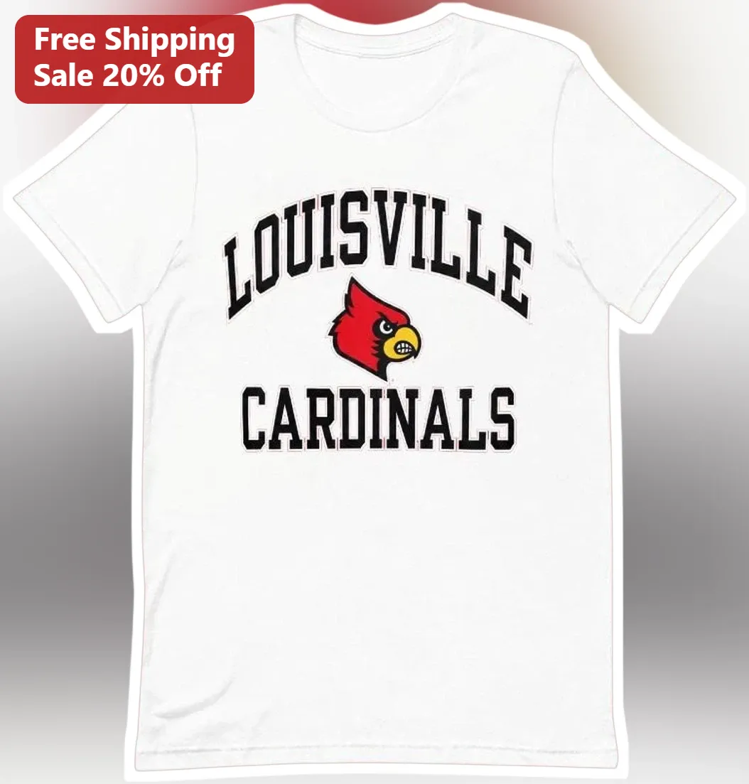 Louisville Cardinals Vintage Collegiate Tee for Men and Women