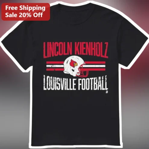 Louisville Football Vintage Cardinal Helmet Graphic Tee