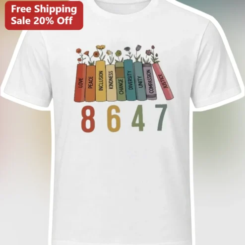 Love Peace Inclusion Kindness Change Diversity Unity Compassion Justice Graphic Tee