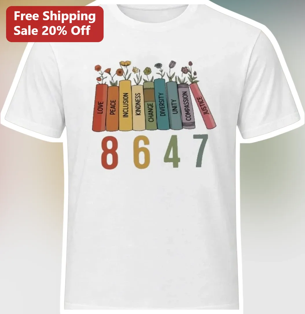 Love Peace Inclusion Kindness Change Diversity Unity Compassion Justice Graphic Tee