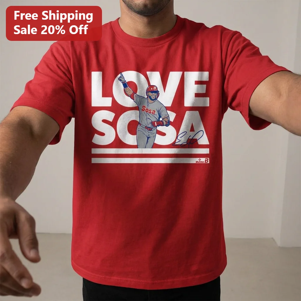 Love Sosa Tee Edmundo Sosa Signature Baseball Player Shirt, St. Louis Cardinals Philadelphia Phillies Fan Gift