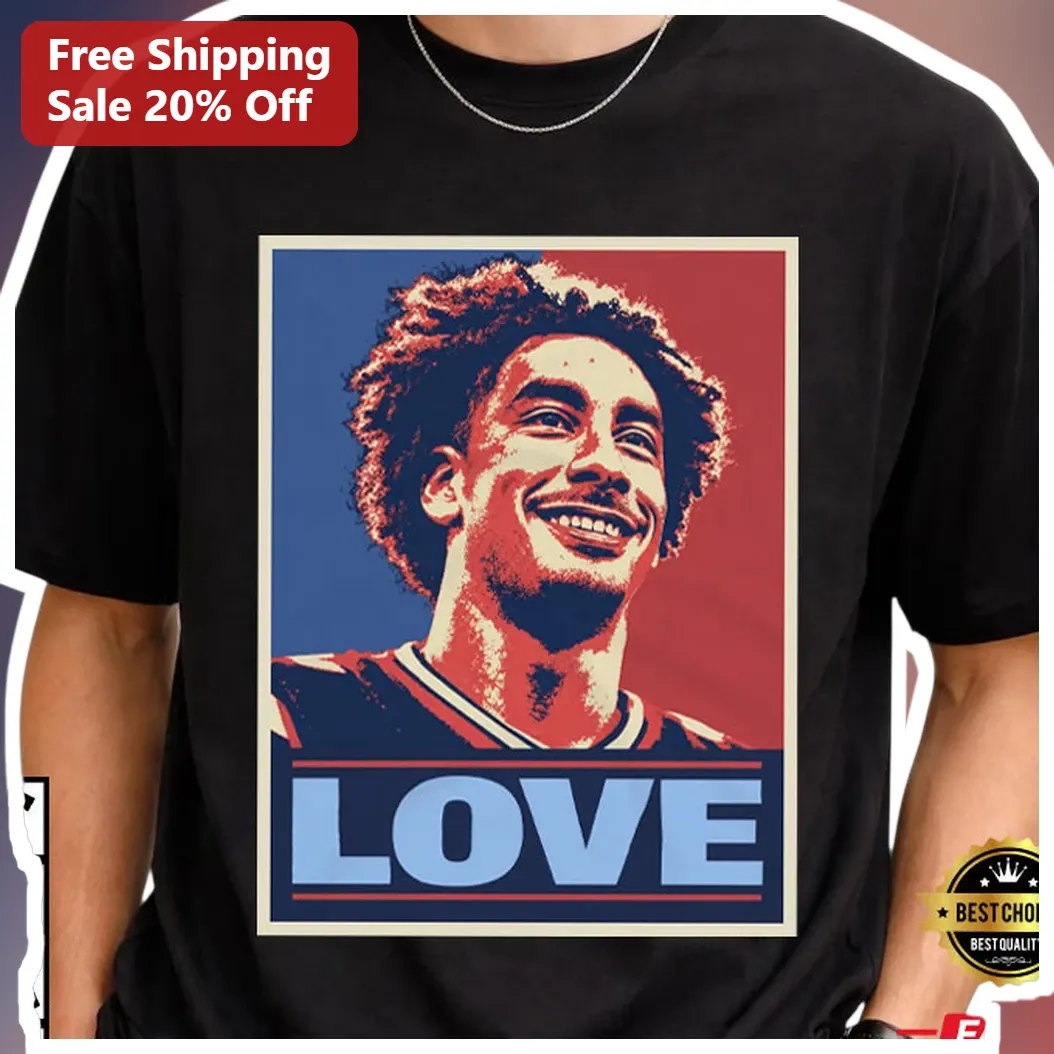 LOVE Tyrese Haliburton Hope Poster Style Graphic Tee Indiana Pacers Fan Gift