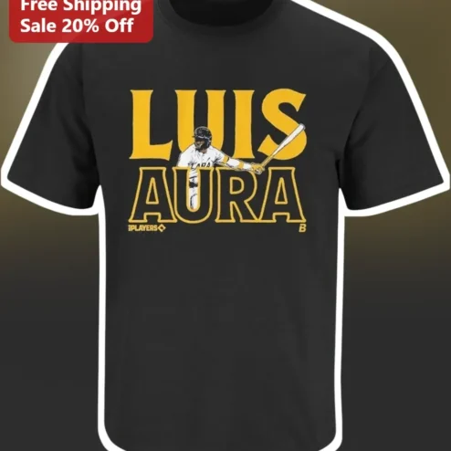 Luis Aura Baseball Player Graphic Tee Luis Arraez Batter Pose Vintage Sports Fan Shirt