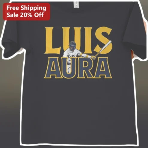 Luis Aura Baseball Player Graphic Tee Luis Lara Milwaukee Rookie Gift