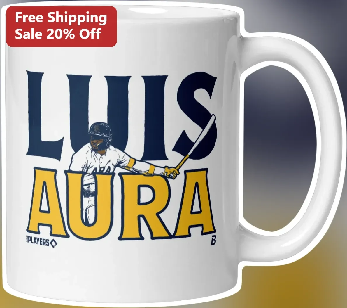 LUIS AURA Mug Baseball Player Design Luis Arraez Gift for Fans