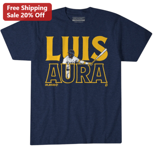 Luis Aura Tee Vintage Baseball Graphic Fan T-Shirt for Men and Women
