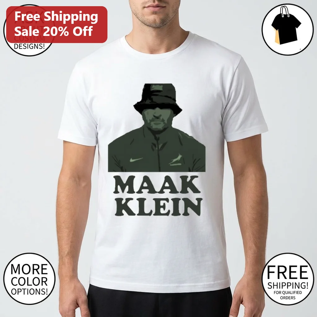 Maak Klein Rassie Erasmus Graphic Tee South Africa Rugby Fan Meme Shirt