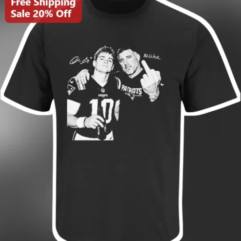 Mac Jones Bill Belichick NFL Fan Graphic Tee New England Patriots Humor Shirt