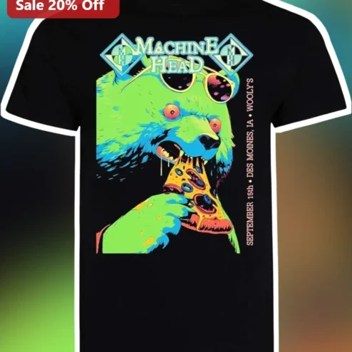Machine Head Wooly's Des Moines Concert Graphic Tee