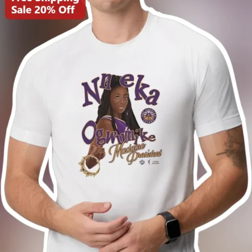 Madame President Tee Nneka Ogwumike WNBA Los Angeles Sparks Graphic Shirt