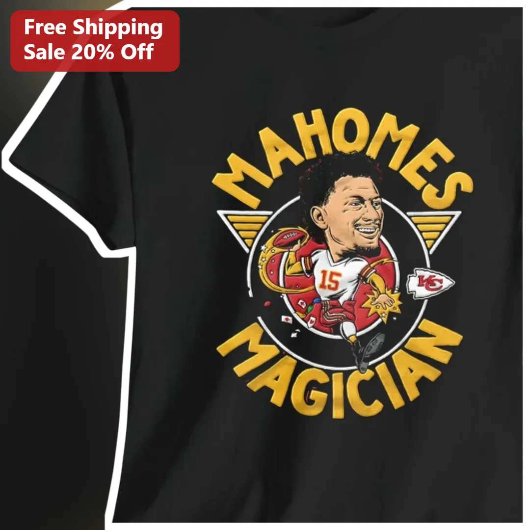 Mahomes Magician Patrick Mahomes Kansas City Chiefs NFL Fan Graphic Tee Gift