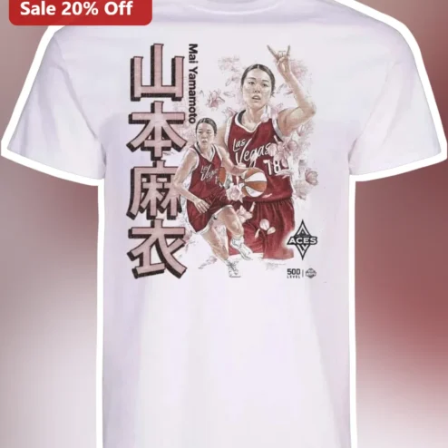 Mai Yamamoto Basketball Player Tee WNBA Las Vegas Aces Fan Art Shirt