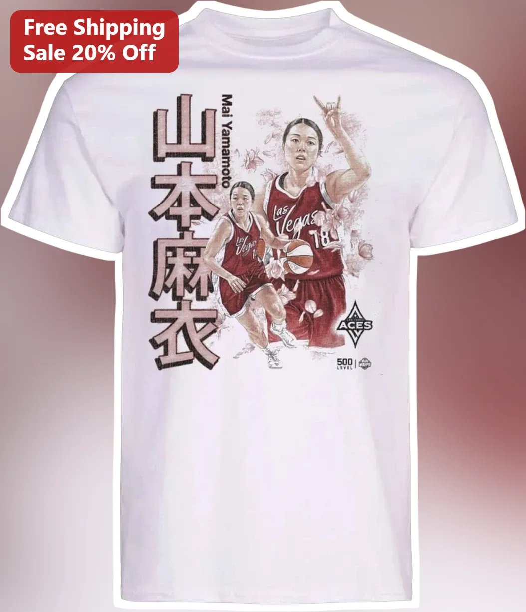 Mai Yamamoto Basketball Player Tee WNBA Las Vegas Aces Fan Art Shirt