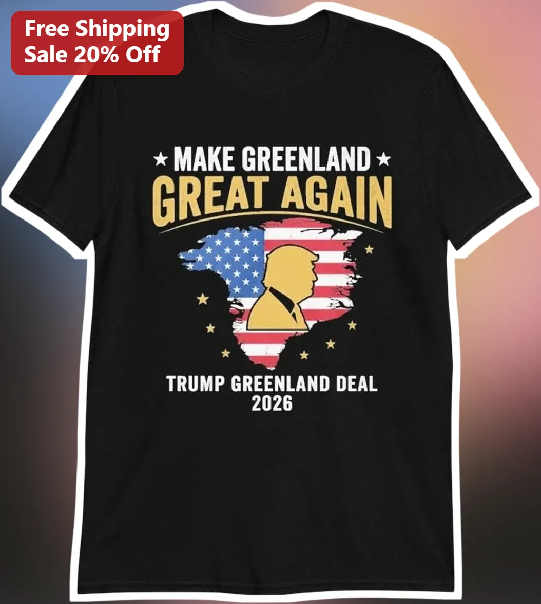 Make Greenland Great Again Trump Greenland Deal 2026 Political Parody Graphic Tee