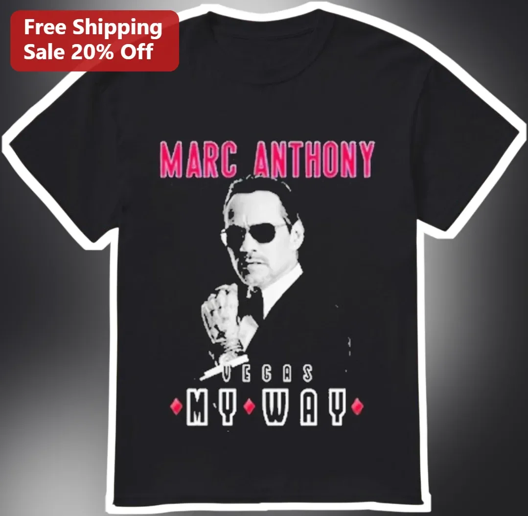 Marc Anthony Vegas My Way Tee Las Vegas Residency Concert Merch Gift for Fans