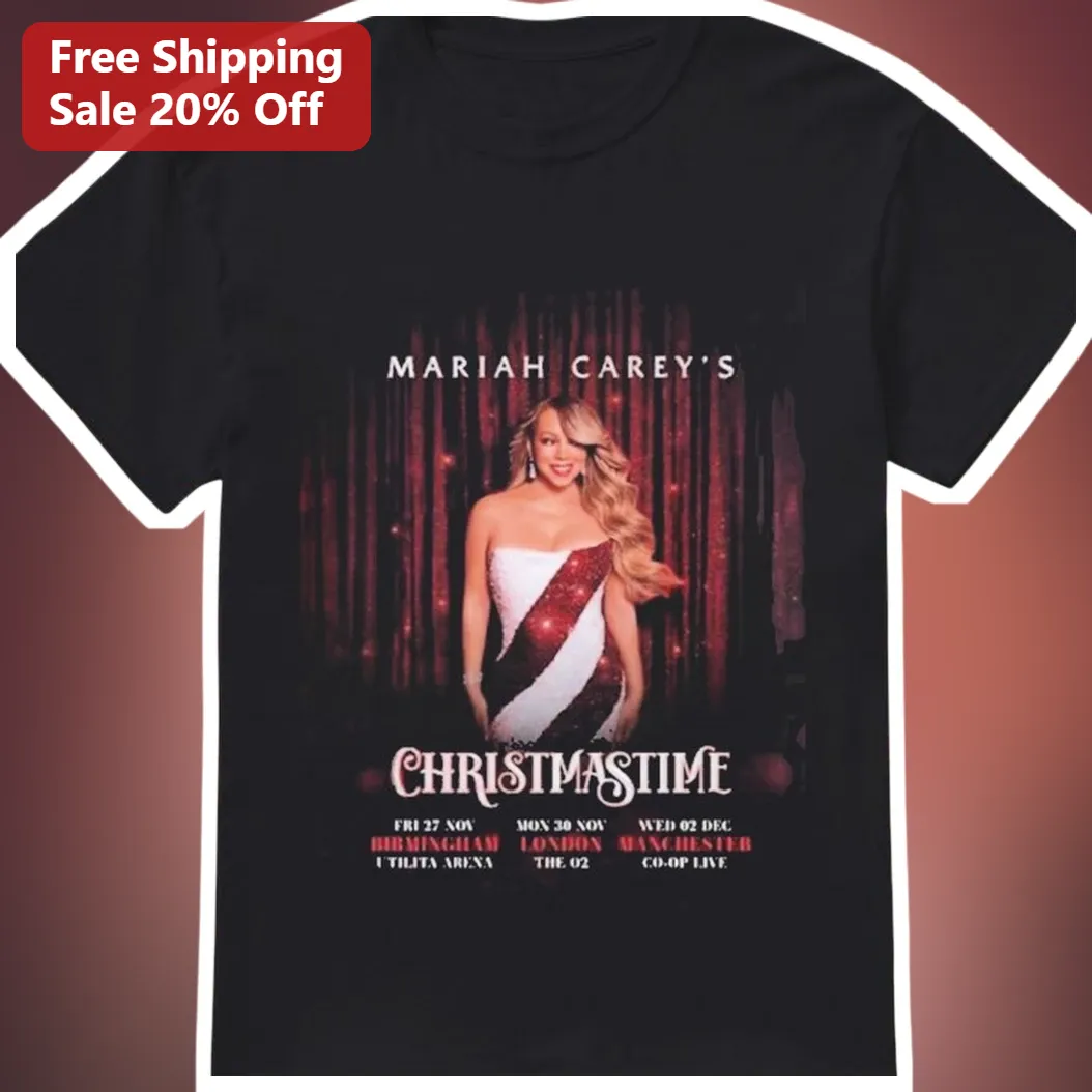 Mariah Carey Christmas Tee All I Want For Christmas Is You Holiday Graphic Shirt Gift for Music Fans