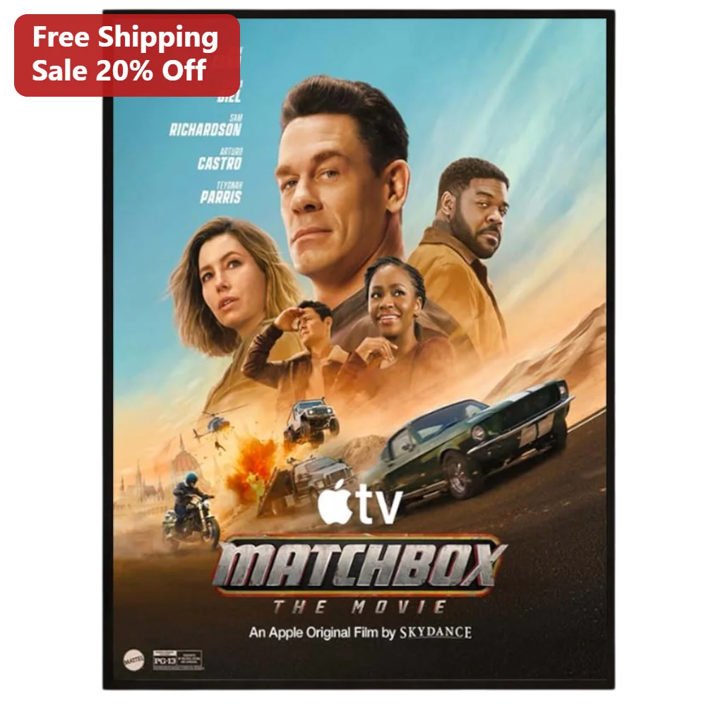 Matchbox The Movie Poster 2026 John Cena Action Film Art Print available at our Chicago, Illinois warehouse