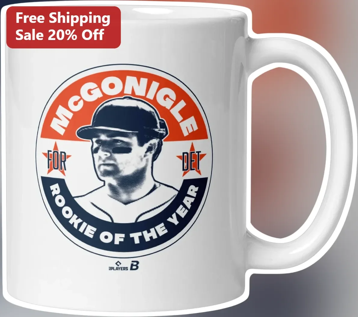 McGonigle For Rookie Of The Year Mug Riley McGonigle Detroit Tigers Vintage Baseball Fan Gift