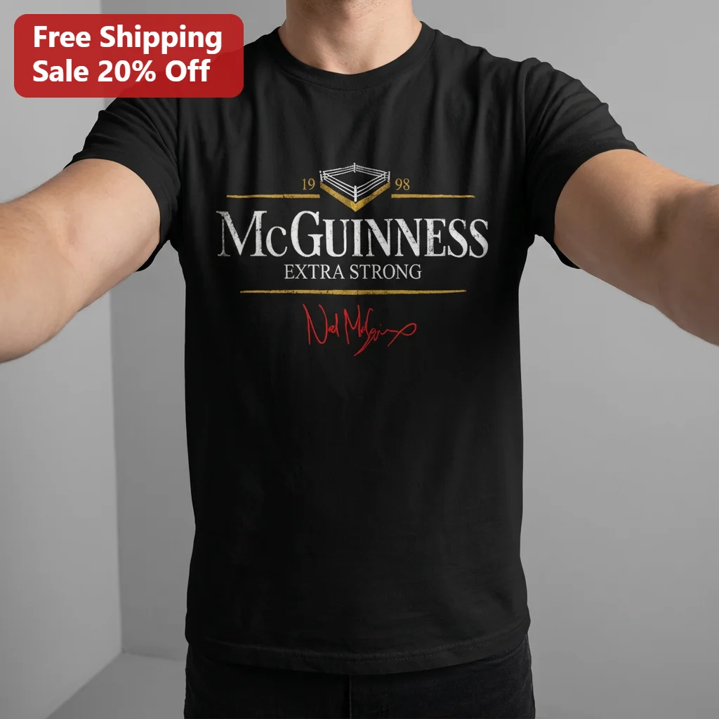 McGuinness Extra Strong 1998 Tee Nigel McGuinness Signature Vintage Wrestling Fan Gift Shirt