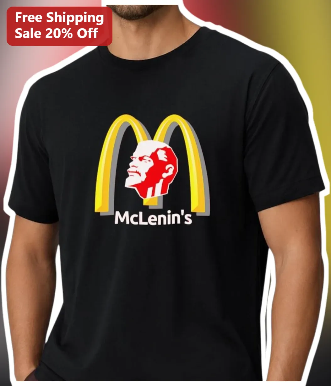McLenin's Vladimir Lenin McDonalds Parody Graphic Tee