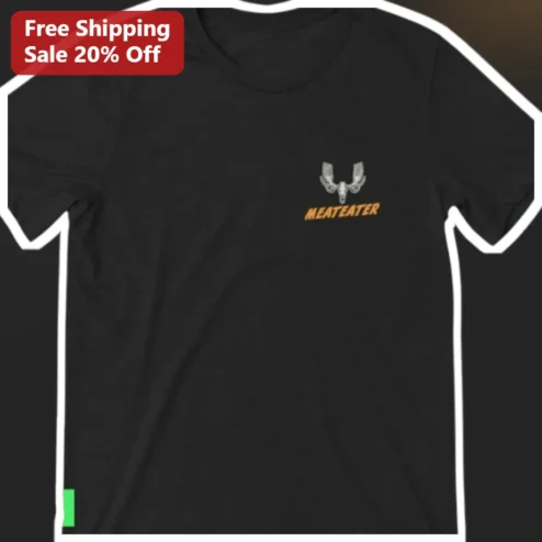 Meateater Winged Skull Logo Graphic Tee for Hunters and Outdoorsmen