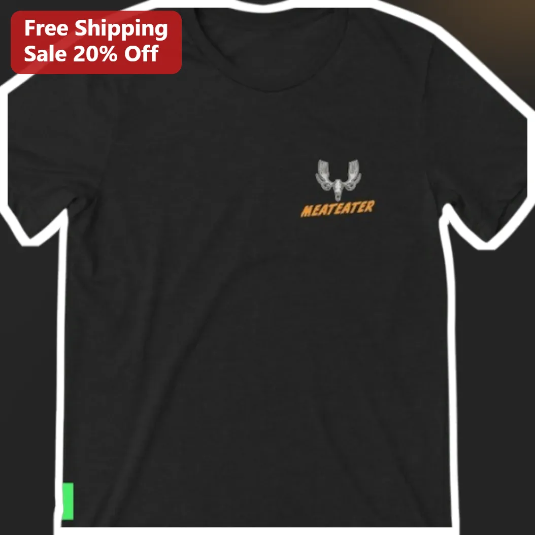 Meateater Winged Skull Logo Graphic Tee for Hunters and Outdoorsmen