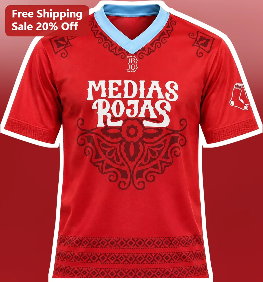 MEDIAS ROJAS Boston Red Sox Hispanic Celebration Night Graphic Tee