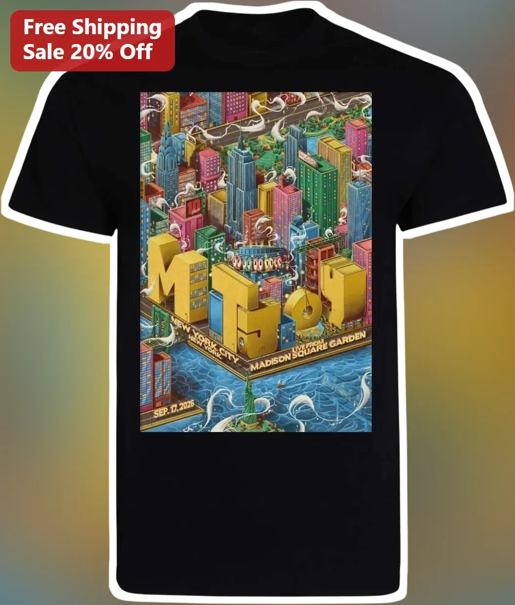 MET50 New York City Live From Madison Square Garden Tee