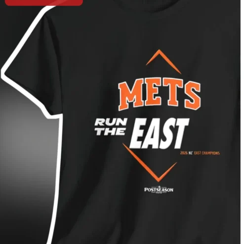 Mets Run The East Tee New York Mets Baseball Fan Shirt Game Day Apparel Gift