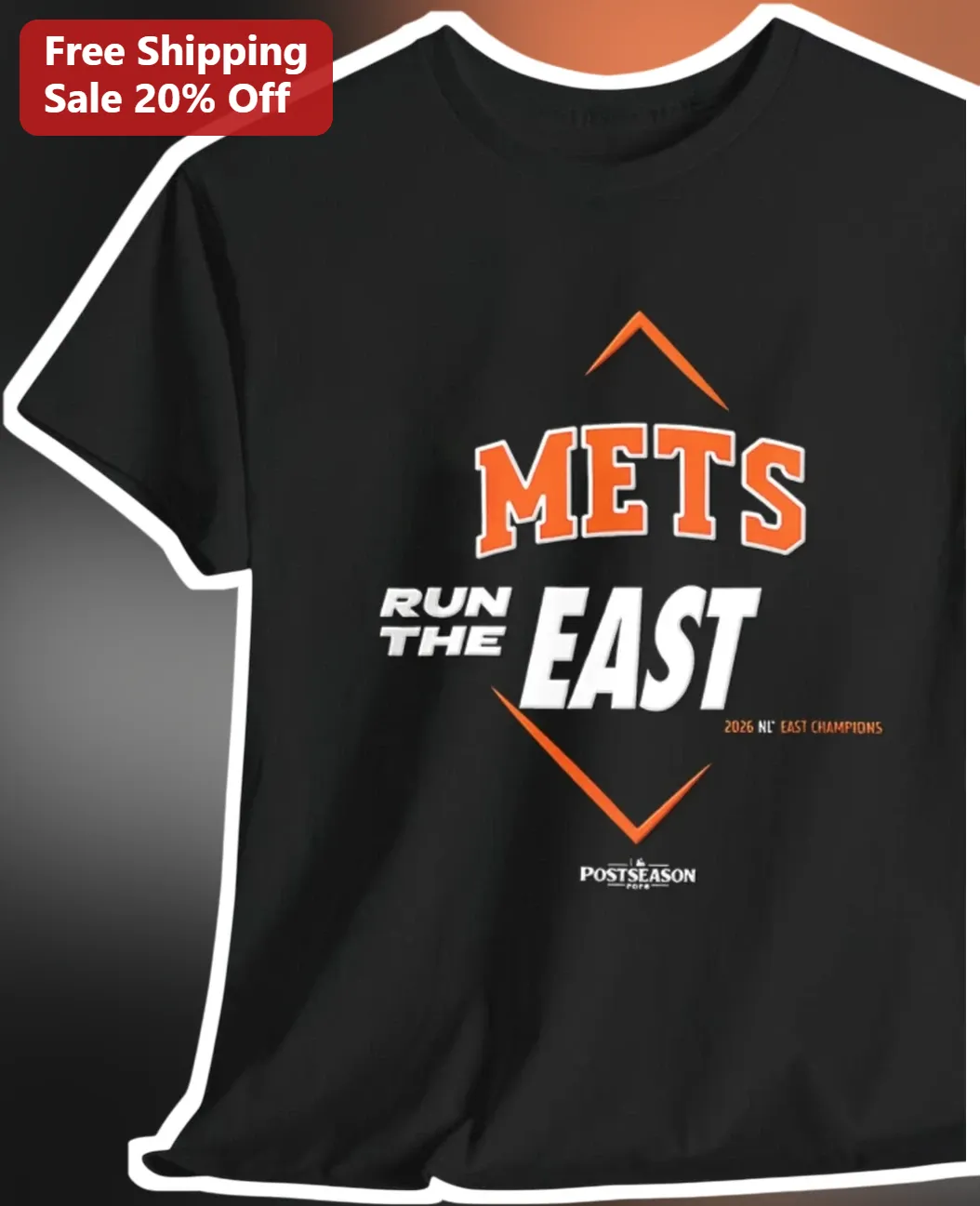 Mets Run The East Tee New York Mets Baseball Fan Shirt Game Day Apparel Gift