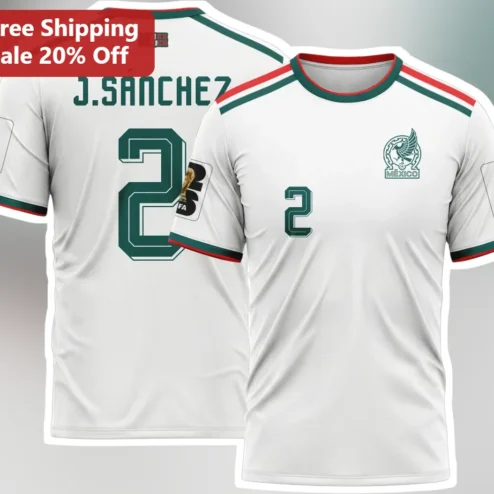 Mexico Jersey White Soccer Kit World Cup 2026 Fan Apparel