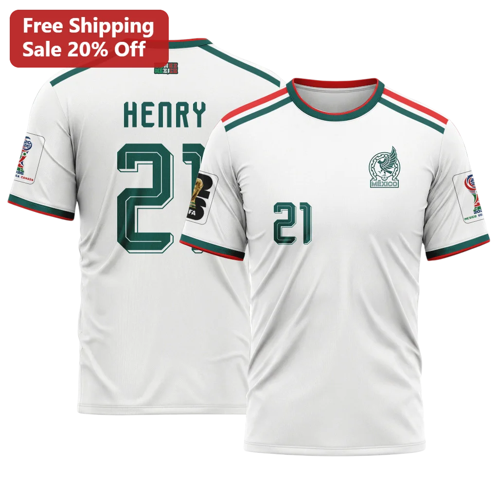 Mexico Soccer Jersey Tee World Cup 2026 Fan Apparel Gift