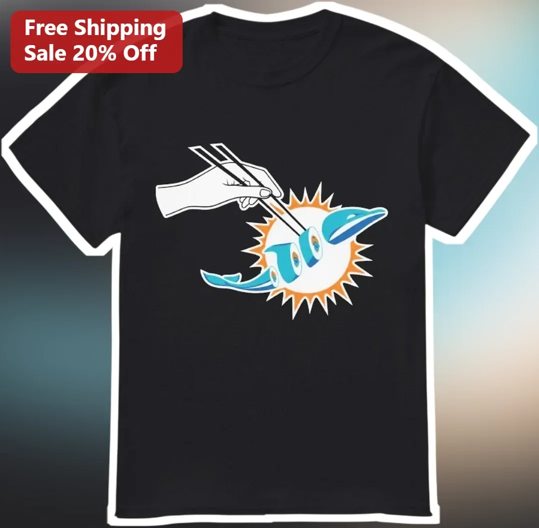 Miami Dolphins Sushi Parody Tee Funny NFL Meme Shirt for Men Women