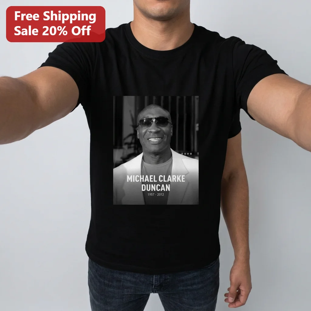 Michael Clarke Duncan Memorial Tribute Tee 1957-2012 The Green Mile Actor Rest In Peace Gift For Fans