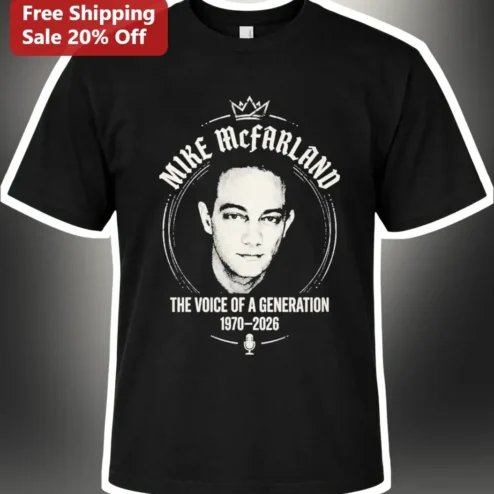 Mike McFarland The Voice Of A Generation Tee Anime Voice Actor Memorial Gift