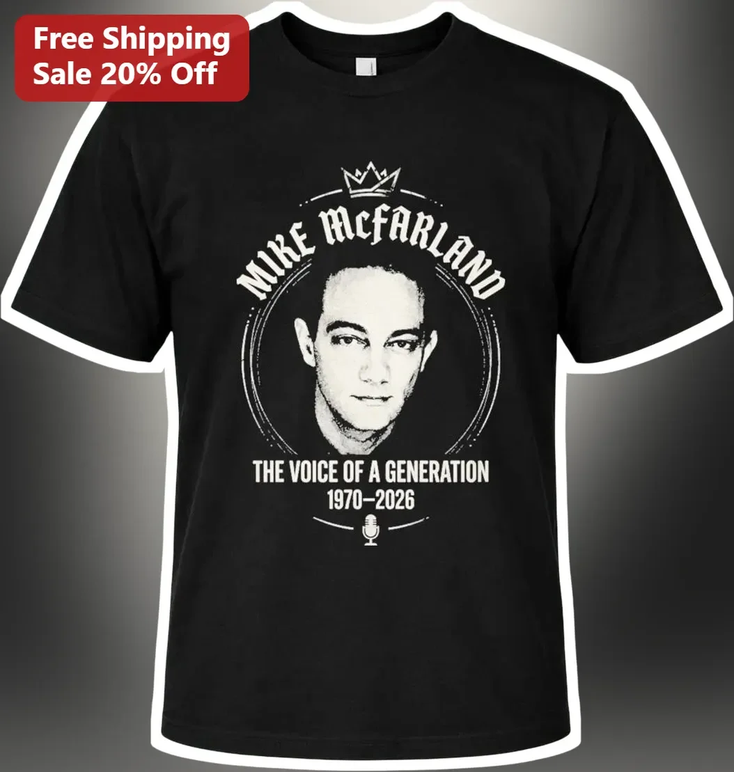 Mike McFarland The Voice Of A Generation Tee Anime Voice Actor Memorial Gift