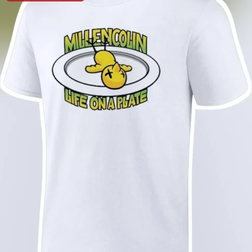Millencolin Life On A Plate Tee 1995 Swedish Skate Punk Band Shirt