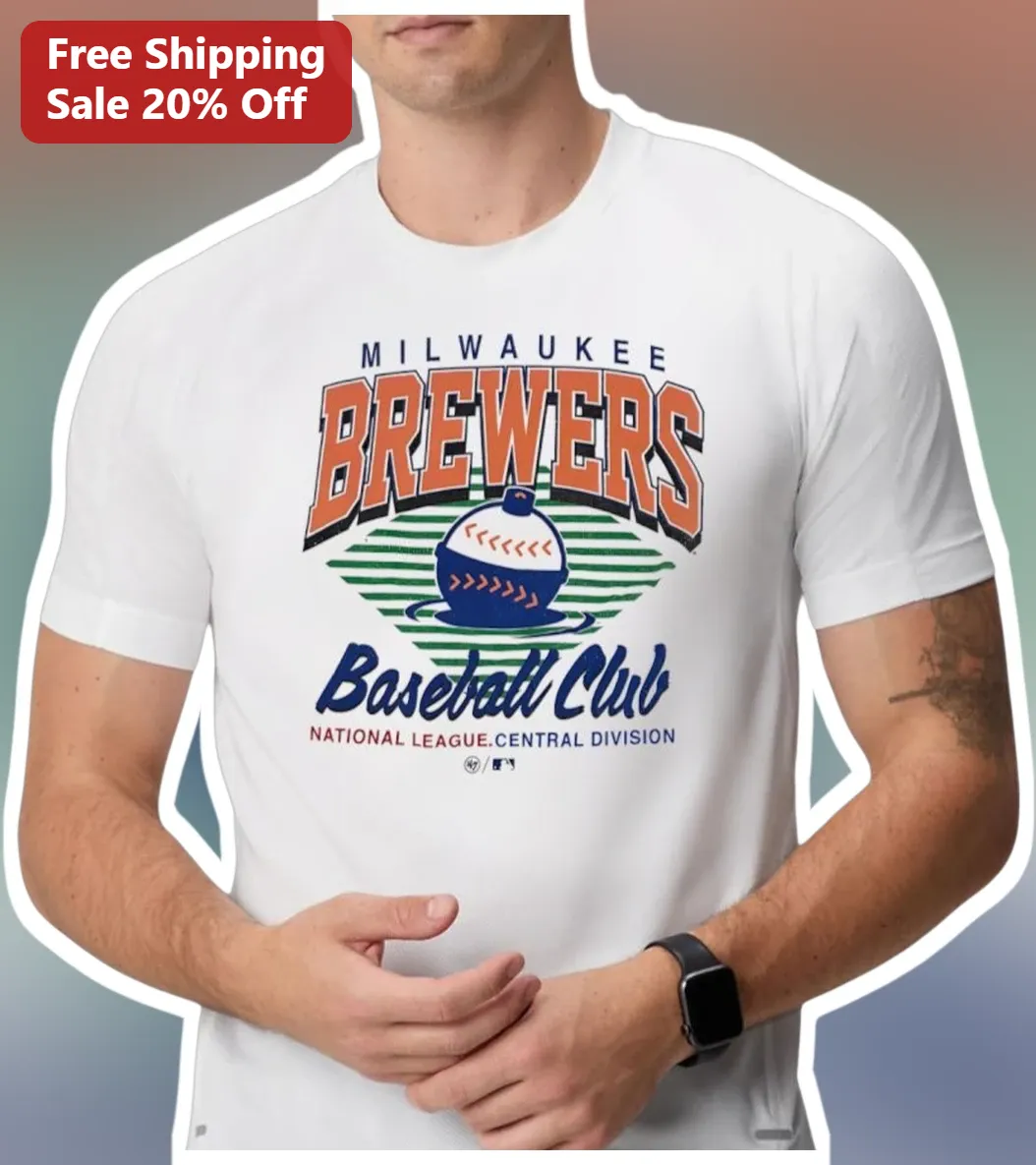 Milwaukee Brewers Baseball Club National League Central Division Vintage Tee