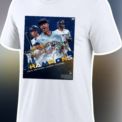 Milwaukee Brewers Champions 2026 National League Central Tee