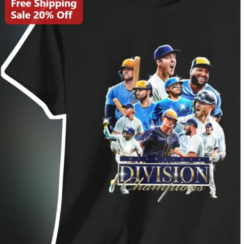 Milwaukee Brewers Division Champions Tee 2026 NL Central Baseball Fan Gift