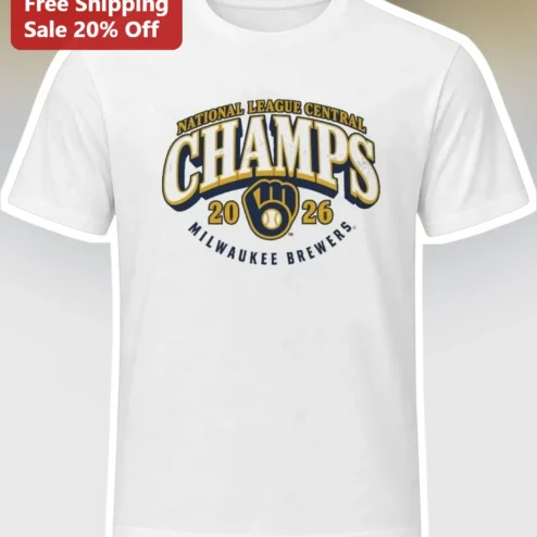 Milwaukee Brewers National League Central Champs Tee