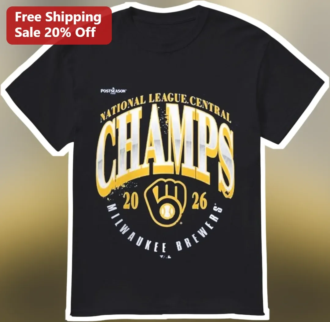 Milwaukee Brewers NL Central Champs Tee National League Central Champions Baseball Fan Gift